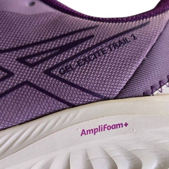 Asics Gel Excite Trail 2 Shoes Womens Size 8.5 Trail Running Sneakers Mauve - Picture 7 of 11